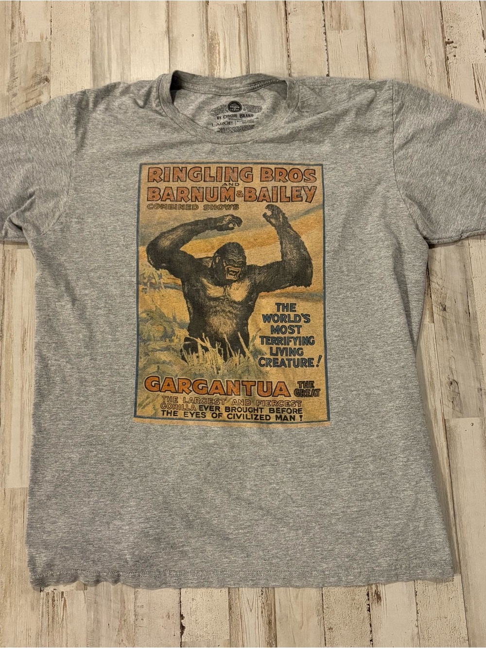 Vintage Barnum & Bailey Gargantua Graphic Tee - Large